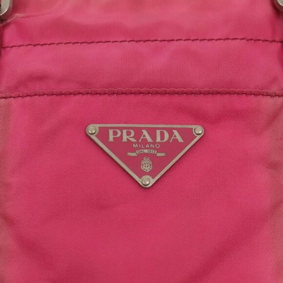 PRADA Hand Bag Nylon Pink Auth bs18106 - Picture 12 of 16